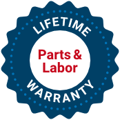 Parts & Labor Lifetime Warranty