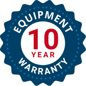 10 Year Equipment Warranty