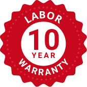 10 Year Labor Warranty