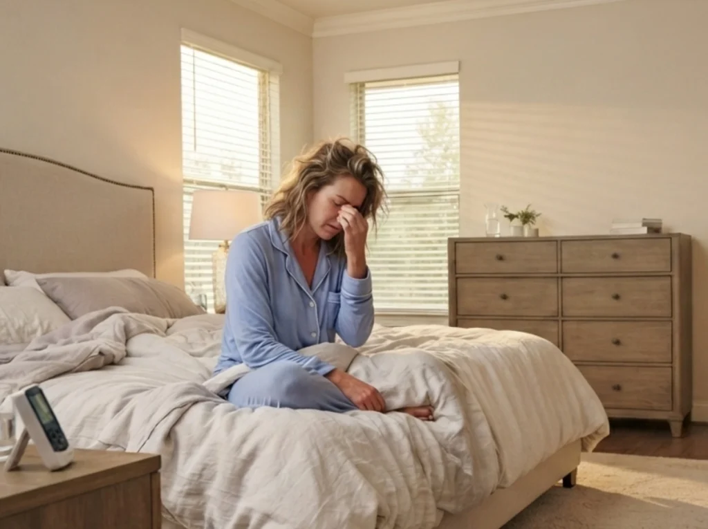 Houston homeowner experiencing poor sleep due to bad air quality.